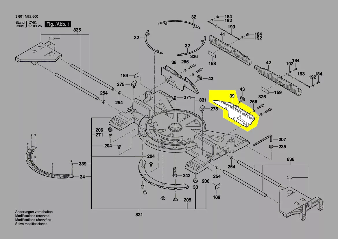 Support butée réf. 1 609 B05 110 Bosch